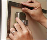 鍵の新規取り付けの写真